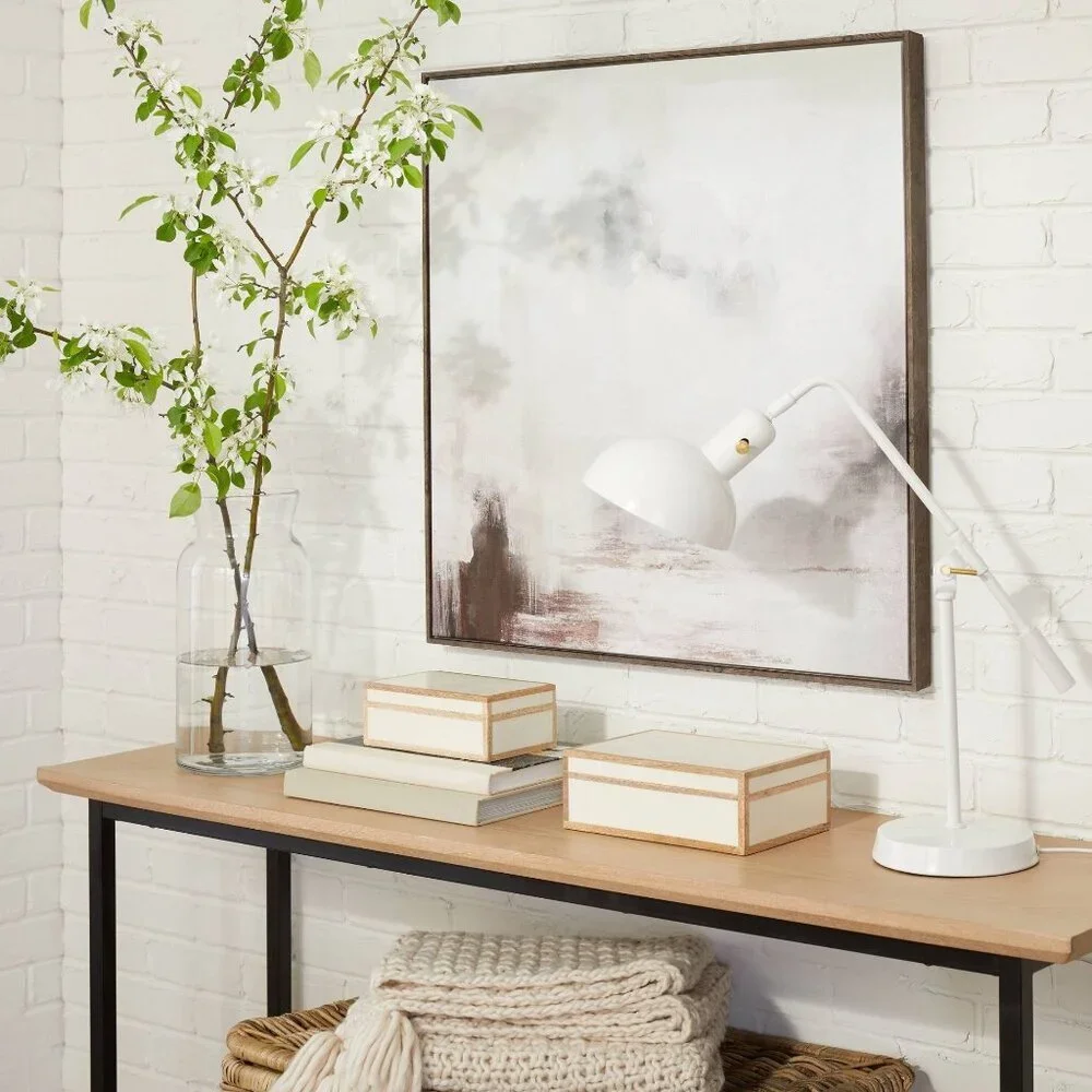 Cantilever Task Table Lamp‎ White Dimmable - Threshold Studio McGee 2023